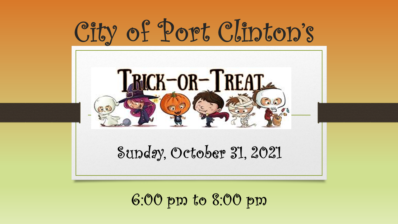 Community Trick or Treat City of Port Clinton